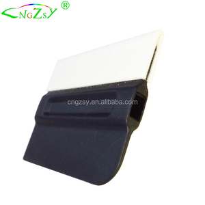 Espátula de Vinilo para Coche con Borde de Fieltro de Lana, Raspador de Plástico, Herramienta Aplicadora de Calcomanías - Product Image 1