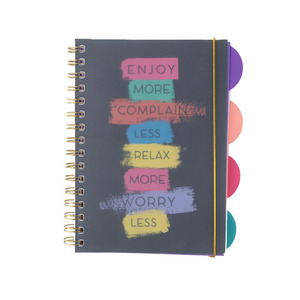 Agenda A5 2023-2024 con Spirale, Stampa Personalizzata, Copertina Rigida, Planner Accademico da Viaggio con Elastico - Product Image 2