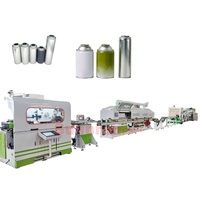 Ligne de production de canettes aérosol entièrement automatique, machine à souder, 300cpm,Dia 52,Dia.65,Dia.73