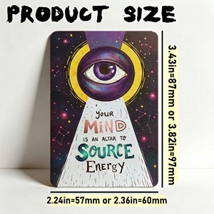 พิมพ์นามบัตรแบบกำหนดเองและบัตรคำถามและคำตอบ 55 ใบ บัตรคำพังเพยสำหรับการสะท้อนตนเองและเกมกระตุ้นแรงบันดาลใจ - Product Image 5