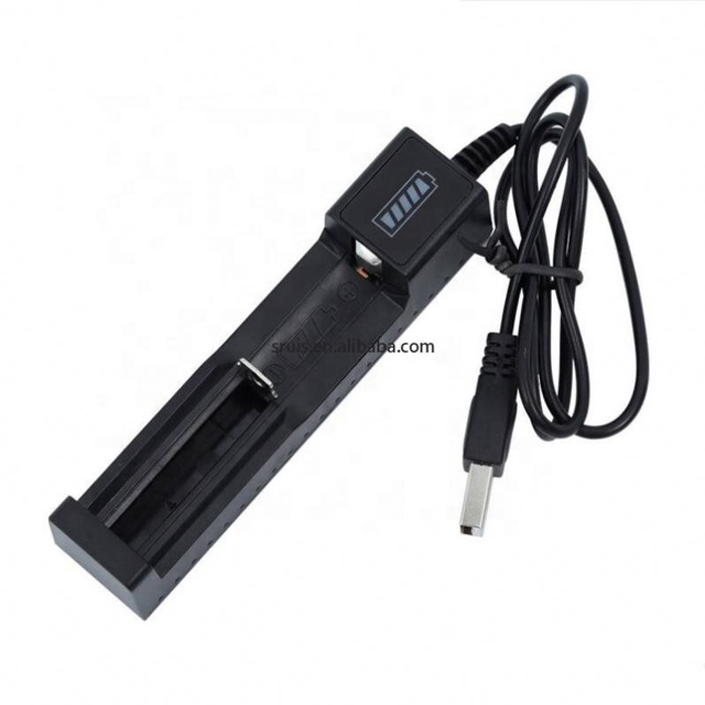 Manufacturer Single / four slot lithium battery USB charger 4.2V, capable of charging 18650, 26650, etc