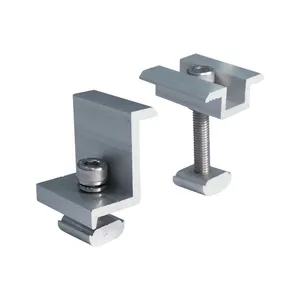 Accesorios de montaje solar fotovoltaico a buen precio Abrazadera de extremo fotovoltaico para fijar los paneles - Product Image 2