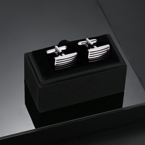 Xu Hướng Đồ Trang Sức 2025 Mới Đến Cá Nhân Quà Tặng Set Khắc Clip Tie Tùy Chỉnh Đồ Trang Sức Bán Buôn Người Đàn Ông Mới Lạ Khuy Măng Sét - Product Image 2