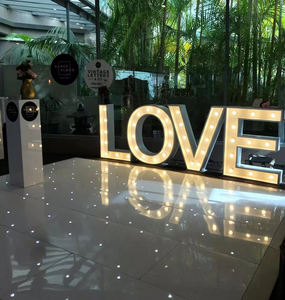 חתונה דיסקו Dj Rgb Led רצפת ריקודי מוארים מכוכבים אפקט דיגיטלי רצפת ריקודי - Product Image 5