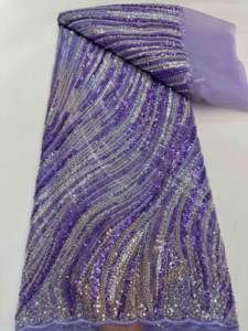 의류 레이스에 대 한 비즈 레이스 패브릭 스팽글 - Product Image 5