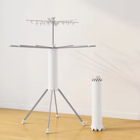 Nouveau design, séchoir à linge pliable portable en ABS pour intérieur, support de séchage de vêtements, conception pieuvre pour la maison