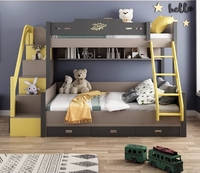 Nordic Modern Einfache Mutter-Kind Massivholz Kinder bett Multifunktion ale High-Low Doppeldecker Kleine Einheit Kombination für Kinder