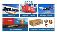 Agent d'expédition d'Alibaba Logistics pour le fret maritime de la Chine vers les États-Unis et le Canada FBA LCL + Service express