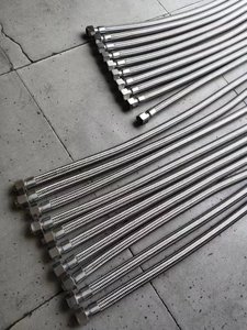 롱후이 스테인리스 스틸 <span class=keywords><strong>304</strong></span> 금속 호스 고압 플랜지 연결 유연한 부식 방지 화학 파이프라인 공장 - Product Image 5