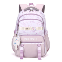 Nouveau Sac à Dos Scolaire Unisexe 2026 de Fabrication Chinoise en Gros, Motif Dessin Animé, Tendance, Fermeture Éclair en Nylon, Capacité 20-35L