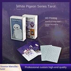 Klassisches Waite <span class=keywords><strong>Tarot</strong></span> Schneewittchen Winny Weiße Eule Individualisiertes Papier-Brettspiel Karten mit Farbbox-Verpackung - Product Image 2