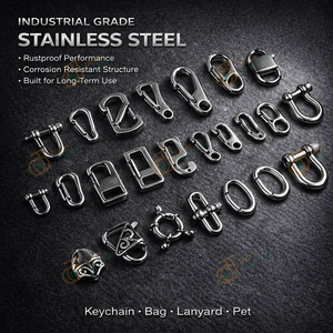 Llavero de Metal Resistente a la Corrosión, Gancho de Acero Inoxidable de Alta Resistencia, Conector de Clip para Correa de Bolsa, Correa de Cuero - Product Image 4