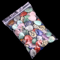 Pendentif Goutte d'Eau en Améthyste, Quartz Rose, Œil de Tigre – Pierre Précieuse Polie pour Bricolage Boucles d'Oreilles, Colliers, Bracelets