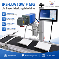 Machine de marquage laser UV Galvo 10 Watt Inno IPS-LUV10W F MG pour imprimante jet d'encre, impression de date d'expiration et de logo, marquage indélébile