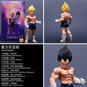 Figura Coleccionable de Vegeta de DBZ Fitness, Forma de Super Saiyan con Cabeza Intercambiable, Arte Corporal Detallado para Entusiastas de DBZ - Product Image 2