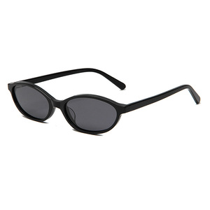Kacamata hitam Retro Zhang Yuanying, kacamata hitam bingkai kecil uniseks gaya Nerd kelas tinggi asetat TAC UV400 lensa terpolarisasi - Product Image 2