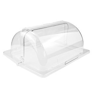 Couverture à pâtisserie et à pain en acrylique transparent au design moderne pour restaurant commercial et buffet - Product Image 5