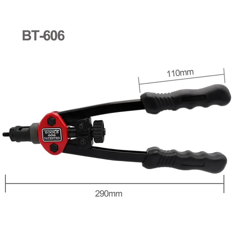 Bt606 tay ren đinh tán hạt Súng Hướng dẫn sử dụng riveter rivnut tay rivnut công cụ M3 M4 M5 M6 M8