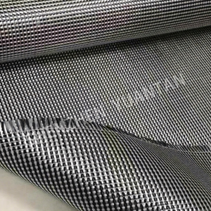Tissu en fibre de carbone sergé de haute qualité, imperméable, ignifuge, extensible, léger, tissé, pour usage industriel, extérieur, automobile et pour femmes - Product Image 1