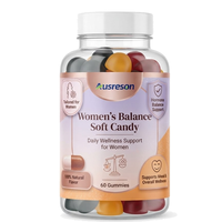 Complément alimentaire pour femmes SPL Oem, équilibre hormonal naturel, soutien de l'humeur, soulagement du stress, stimulation de l'énergie, bonbons moelleux pour le bien-être