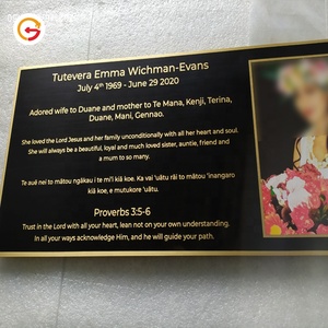 <span class=keywords><strong>Plaque</strong></span> commémorative personnalisée en laiton gravé JAGUARSIGN pour pierre tombale, <span class=keywords><strong>cimetière</strong></span>, marqueur de tombe, <span class=keywords><strong>plaque</strong></span> nominative métallique durable pour extérieur - Product Image 5