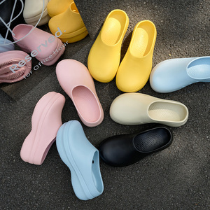 Scarpe <span class=keywords><strong>da</strong></span> Chef Morbide e Comode per Uso Interno, Impermeabili in Eva, Casual Unisex, Estive/Invernali, Zoccoli <span class=keywords><strong>da</strong></span> Giardino Antiscivolo per Esterno - Product Image 2