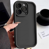 NOUVEAU Étui de téléphone en silicone épais antichoc pour iPhone 11 12 13 14 15 Pro Max, coque de protection souple pour iPhone 14 15 Plus