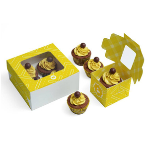 Biểu tượng tùy chỉnh Muffin bánh Hộp bao bì <span class=keywords><strong>cupcake</strong></span> hộp 12 lỗ 6 lỗ <span class=keywords><strong>cupcake</strong></span> hộp với cửa sổ và chèn - Product Image 4