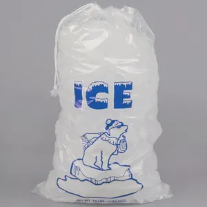 Saco de gelo descartável, venda quente, saco de cubo de gelo plástico, descartável, saco refrigerador de gelo