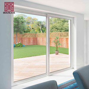 WANJIA Cách Âm Nội Thất Cửa Trượt Trắng Nhôm Cửa Trượt - Product Image 2