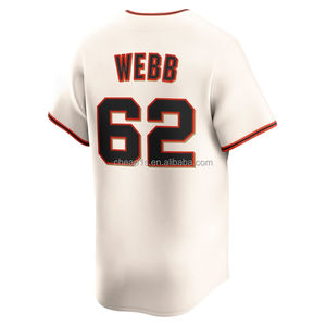 Maglia da Baseball Americana San Francisco Giants con Ricamo per Uomo, Disponibile in Dropshipping # 16 Rafael Devers # Abbigliamento da softball di Matt Chapman numero 26 - Product Image 6