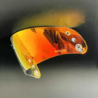 Double lentille de vente chaude pour le bouclier facial de viseur de visionneuse d'optique d'icône pour des casques de moto