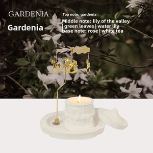 Carousel Scented Candle with <b>Soybean</b> Mixed Wax for Home Long-Lasting High-End Atmosphere Gift - Product Image 2