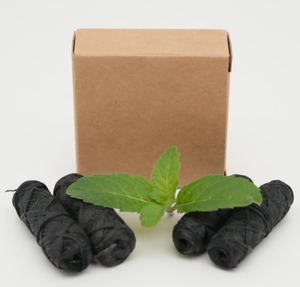 Fil dentaire en soie naturelle biodégradable écologique, emballage en tube de bambou, saveurs variées menthe pêche, pour usage domestique - Product Image 6