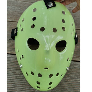 100g Épais <span class=keywords><strong>En</strong></span> Plastique Halloween Party Masque le Tueur Jason Voorhees <span class=keywords><strong>Blanc</strong></span> Jaune Cosplay Masques - Product Image 5