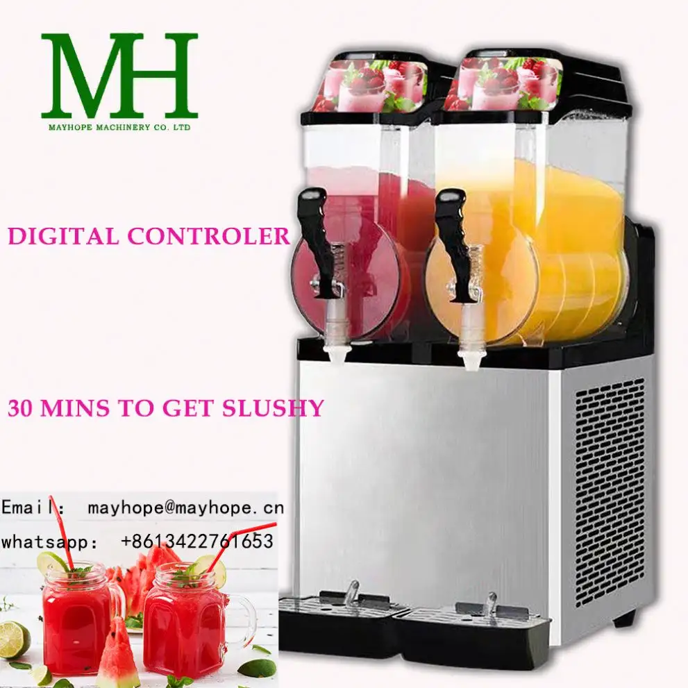 12L Commercial Slush Ice Cream Machine Frozen Drink Machine