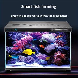 <span class=keywords><strong>Aquarium</strong></span> de bureau intelligent tout-en-un, contrôle par application, éclairage LED à spectre complet, filtration professionnelle multi-étages, 28L - Product Image 4