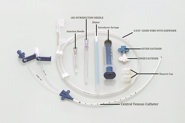 Cvc Medical Central Venous Catheter Kit Arrow Multi Lumen Cvc