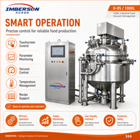 Mélangeur alimentaire automatique industriel de 1000 L avec boîte de vitesses et pompe en SUS316L