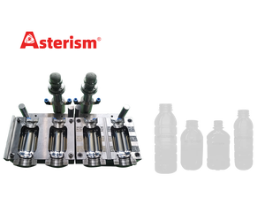 Quatro <span class=keywords><strong>Cavity</strong></span> Molding Água Beber Embalagem Molduras De Sopro Molde De Sopro De Alumínio Plástico Fazendo Garrafa PET Molde De Aço - Product Image 1
