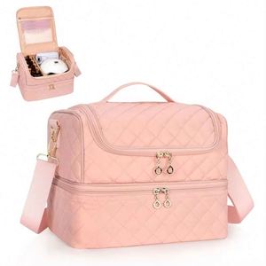 Échantillon Gratuit : Trousse de Rangement Portable pour Maquillage, Kit de Voyage pour Technicien(ne) Ongulaire, Outils de Manucure, Organisateur de Vernis à Ongles - Product Image 1