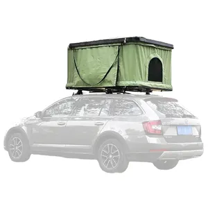 באיכות גבוהה רכב גג רכב אלומיניום גג למעלה חיצוני קמפינג מתקפל קשיח מעטפת פופ עד רכב גג אוהל