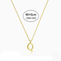 Collar de Acero Inoxidable con Letra N de Alta Calidad para Hombre y Mujer, Estilo Étnico, Collar para Parejas, Accesorios Transfronterizos