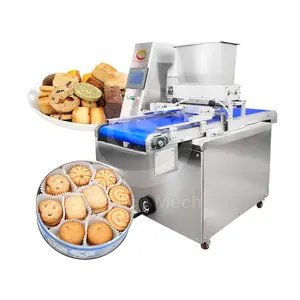Máquina de fazer biscoitos ORME Dinamarca Fortune manual Plc grande máquina de fazer biscoitos de cor dupla para venda