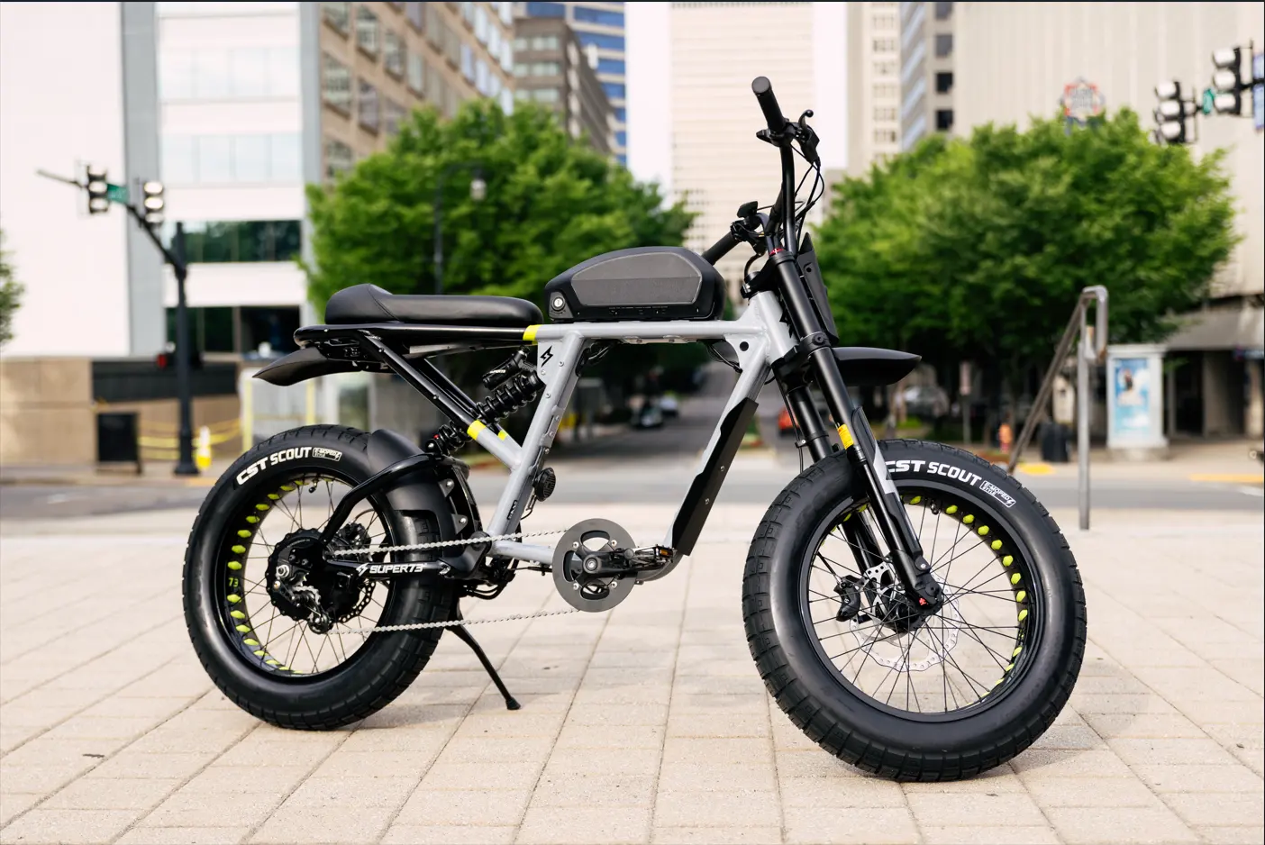 2022 CST Scout kota sepeda listrik, sepeda jalan raya dengan pedal e-bike listrik kota E Dirt e-moped 20X4.00 ban sepeda Fat CEB-01