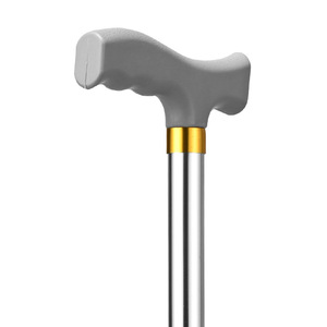 Adjustable Aluminum Alloy <b>Walking</b> <b>Stick</b> With Rubber Tip For Seniors Hiking Pole Lightweight Telescopic Anti Slip Support - Product Image 3