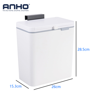 <span class=keywords><strong>Seau</strong></span> de rangement <span class=keywords><strong>mural</strong></span> en plastique écologique pour cuisine avec couvercle roulant et design imprimé personnalisable - Product Image 4