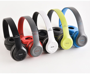 ขายส่งชุดหูฟังหูฟังกีฬาไร้สาย <span class=keywords><strong>P47</strong></span> สีสันสดใสพร้อมไมโครโฟนสําหรับสมาร์ทโฟน - Product Image 1