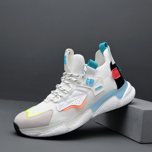 Nuevo estilo de zapatillas deportivas transpirables para baloncesto, zapatillas con diseño de malla para deportes al aire libre, zapatillas para hombre. - Product Image 2