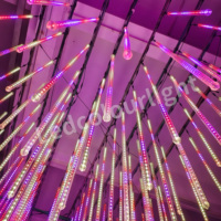 Tubo de Luz LED RGB 3D DMX, Tubo Vertical Mágico 3D para Discotecas, Tubo de Luz para Techo de Discoteca